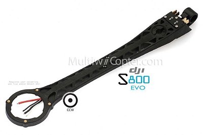 Braço 137393 para DJI S800 EVO — Peça de Reposição Original DJI Autêntica de Alta Qualidade