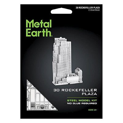 Metal Earth Rockefeller Plaza — Produto Original Autêntico Lacrado com Garantia Drive Collection