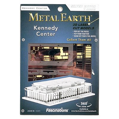 Metal Earth Kennedy Center — Produto Original Autêntico Lacrado com Garantia Drive Collection