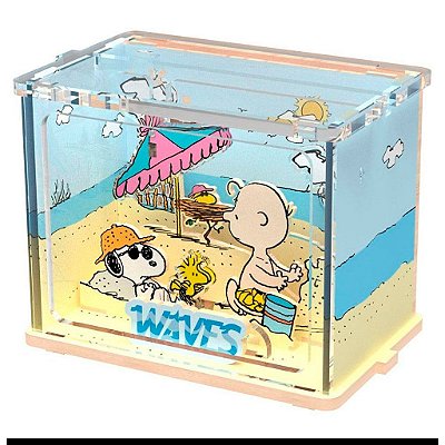 Puremind Kit de Madeira Snoopy Chilling AT The Beach — Original Autêntico Drive Collection