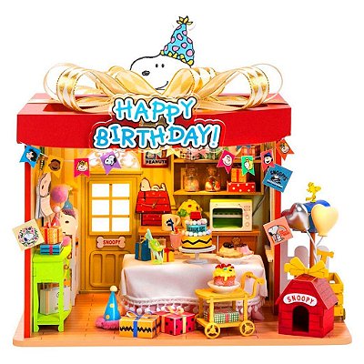 Puremind Kit de Madeira Snoopy Birthday Party — Original Lacrado com Garantia Drive Collection