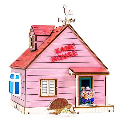 Puremind Kit de Montar Dragon Ball Kame House — Original Lacrado com Garantia Drive Collection