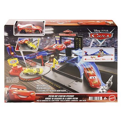 Mattel Disney e Pixar Cars Piston Cup Stunting Speedway — Original Autêntico Drive Collection