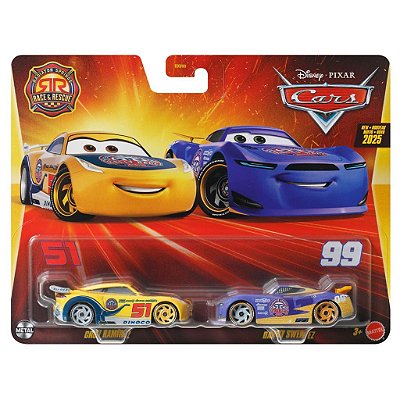 Mattel Disney Pixar e Cars 2PACK Cruz Ramirez Danny Swrevez — Original Autêntico Drive Collection
