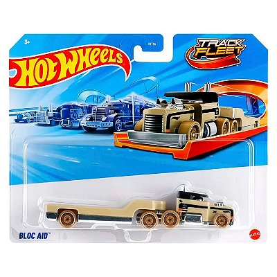 Hot Wheels Carrinho Hot Wheel Track Fleet Bloc Aid — Original Lacrado com Garantia Drive Collection