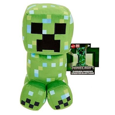 Pelúcia Mattel 8* Minecraft Charged Creeper — Original Lacrado com Garantia Drive Collection