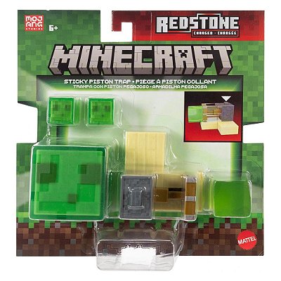 Mattel Minecraft Sticky Piston Trap — Original Autêntico Lacrado com Garantia Drive Collection