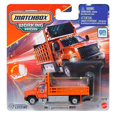 Carrinho Matchbox Working Gmc Attenuvator Truck — Original Lacrado com Garantia Drive Collection