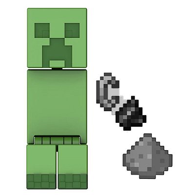 Mattel Minecraft 3.25 Creeper — Produto Original Autêntico Lacrado com Garantia Drive Collection