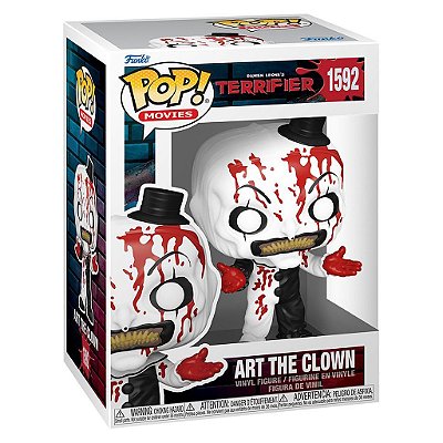 Boneco Funko Pop Terrifier Art The Clown Bloody