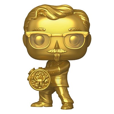 Boneco Funko Pop Funko Chase Fusion Colonel Sanders com nugget Laucher