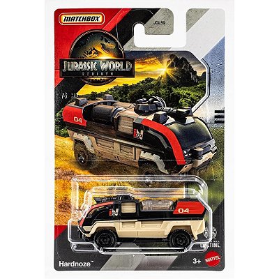 Matchbox Jurassic World Hardnoze — Produto Original Autêntico Lacrado com Garantia Drive Collection