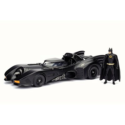 Jada Toys 1:24 Batman Batmobile com batman — Original Lacrado com Garantia Drive Collection