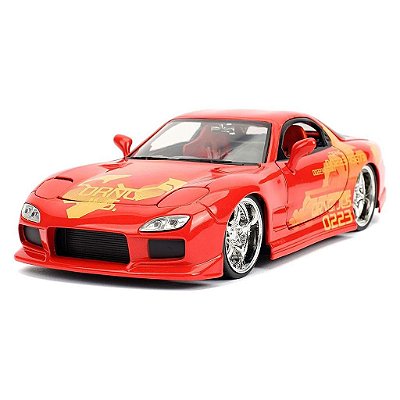 Jada Toys 1:24 Fast & Furious Orange Julius's Mazda RX-7 — Original Autêntico Drive Collection