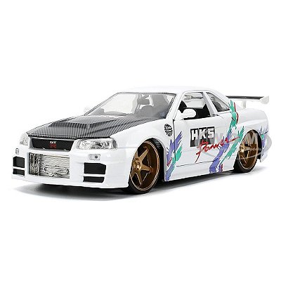 Jada Toys 1:24 Jdm Nisasn Skyline Gt-r /R34 — Original Lacrado com Garantia Drive Collection