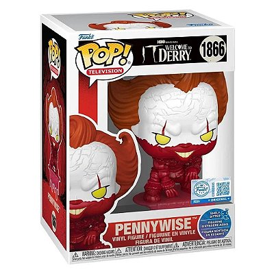Funko Pop It Welcome To Derry Pennywise Bloody Shelf Sit — Original Autêntico Drive Collection