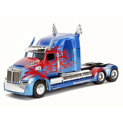 Jada Toys 1:24 Caminhão Transformers 5 Optimus Prime — Original Autêntico Drive Collection