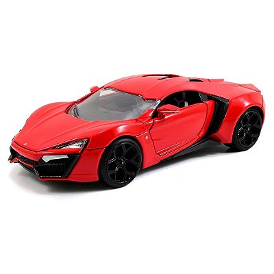 Jada Toys 1:24 Fast & Furious Lykan Hypersport — Original Lacrado com Garantia Drive Collection