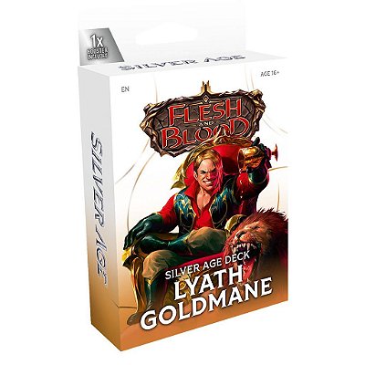Flesh and Blood Flesh e Blood Tcg Deck Lyath Goldmane — Original Autêntico Drive Collection
