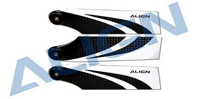 Peça Align T-Rex 550E 90MM Carbono Cauda 3-Pá