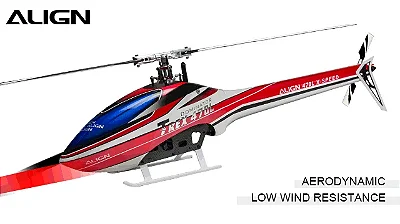 Fuselagem Speed Vermelha Align T-Rex 470L - HF4701T