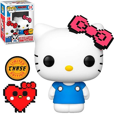 Boneco Funko Pop! Hello Kitty - Hello Kitty 8-Bit #31 (Chase)