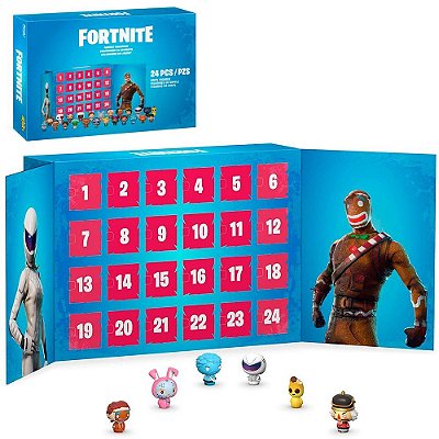 Calendário do Advento Funko Fortnite - Pocket Pop! com 24 Peças