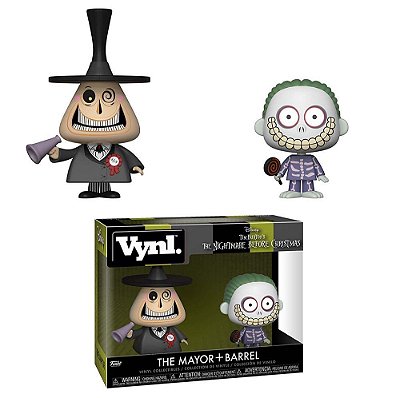 Funko Vynl The Nightmare Before Christmas - The Mayor + Barrel 2-Pack
