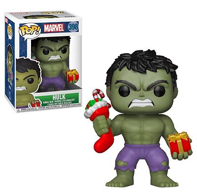 Boneco Funko Pop! Holiday Marvel - Hulk (Holiday) #398