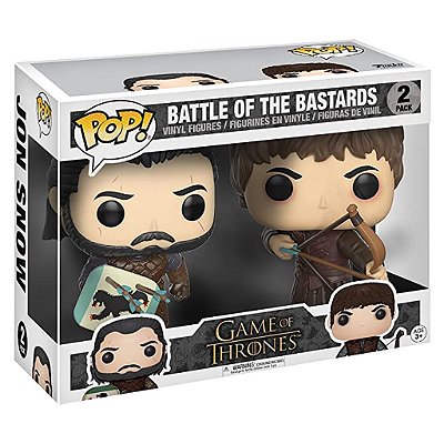 Boneco Funko Pop! Game of Thrones - Battle of the Bastards (2-Pack)