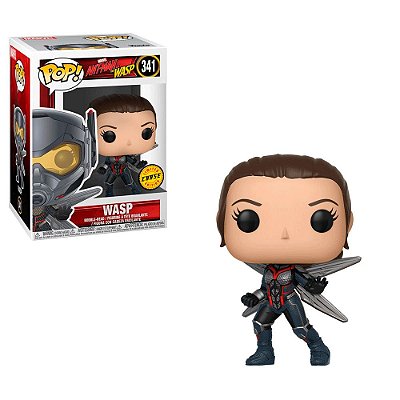 Boneco Funko Pop! Ant-Man and the Wasp - Wasp (Unmasked) #341 (Chase)