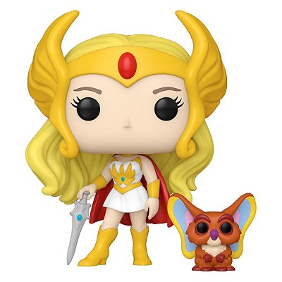 Boneco Funko Pop! She-Ra Princess of Power 40th Anniversary - She-Ra & Kowl #1800