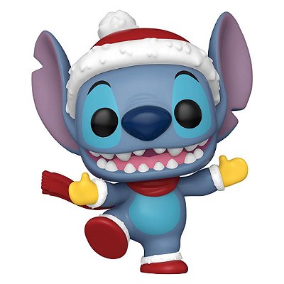 Boneco Funko Pop! Lilo & Stitch Holiday - Stitch with Santa Hat #1503