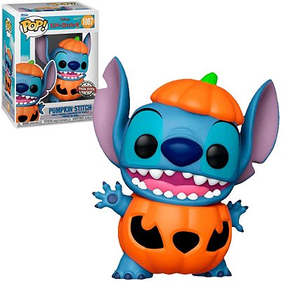 Boneco Funko Pop! Lilo & Stitch - Pumpkin Stitch #1087 (Exclusive)