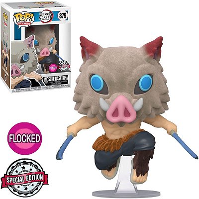 Boneco Funko Pop! Demon Slayer - Inosuke Hashibira #875 (Flocked) (Exclusive)