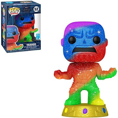 Boneco Funko Pop! Art Series Marvel The Infinity Saga - Thanos (Rainbow) #52 (Exclusive)
