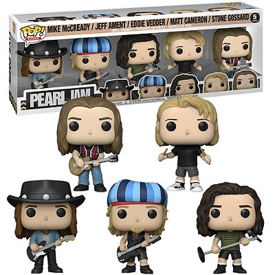 Boneco Funko Pop! Rocks Pearl Jam - 5-Pack