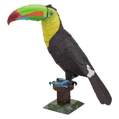 Miniatura de Montar Metal Earth Keel-billed Toucan