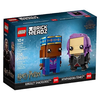 Lego BrickHeadz Harry Potter Kingsley Shacklebolt e Nymphadora Tonks 40618