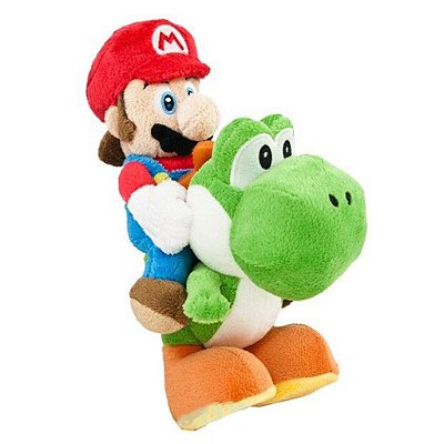Pelúcia Little Buddy Super Mario Mario & Yoshi 20 cm