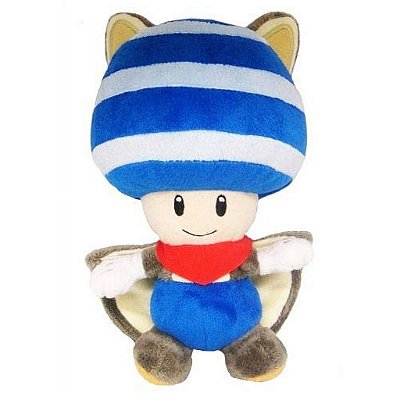 Pelúcia Little Buddy Super Mario Flying Squirrel Toad 20 cm