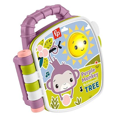 Livro de História Purple Monkey Chiclete Fisher-Price
