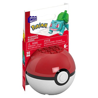 Blocos de Montar Mega Pokémon Poké Ball Bulbasaur