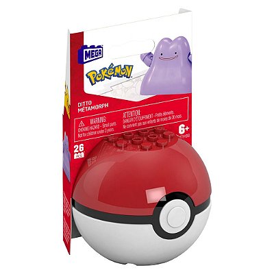 Blocos de Montar Mega Pokémon Poké Ball Ditto