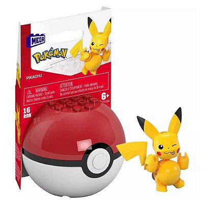 Blocos de Montar Mega Pokémon Poké Ball Pikachu