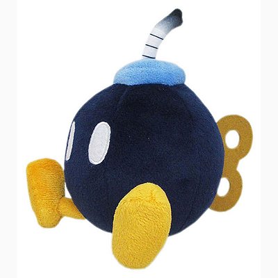 Pelúcia Little Buddy Super Mario Bob-omb 15 cm