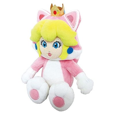 Pelúcia Little Buddy Super Mario Cat Peach 25 cm