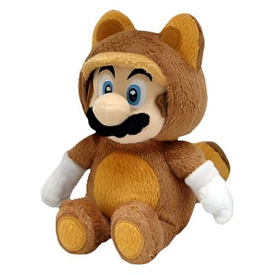 Pelúcia Little Buddy Super Mario Tanooki 23 cm
