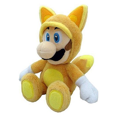 Pelúcia Little Buddy Super Mario Kitsune Luigi 23 cm