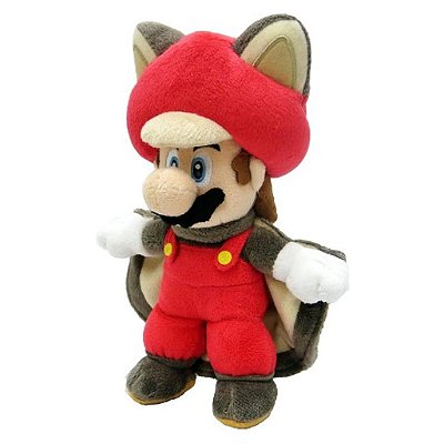 Pelúcia Little Buddy Super Mario Squirrel Mario 23 cm